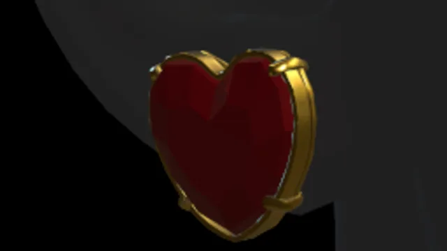 Love Earrings V2 (Ruby)