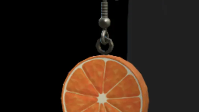 Orange Earrings