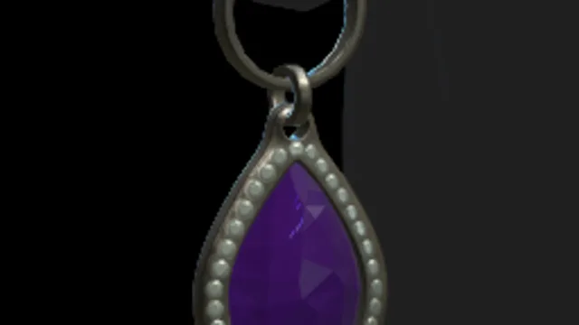 Tear Drop Earrings (Amethyst)