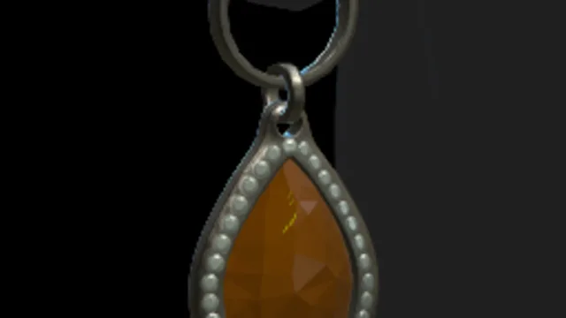 Tear Drop Earrings (Citrine)