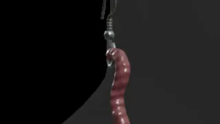 Worm Earrings (Earthworm)