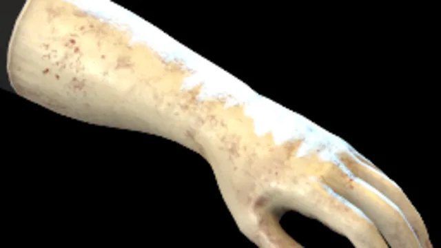 Beige Surgical Gloves (Bloody)