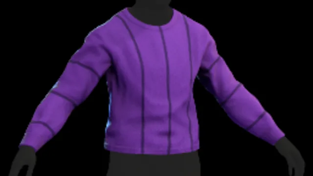 Striped Sweater (Purple)