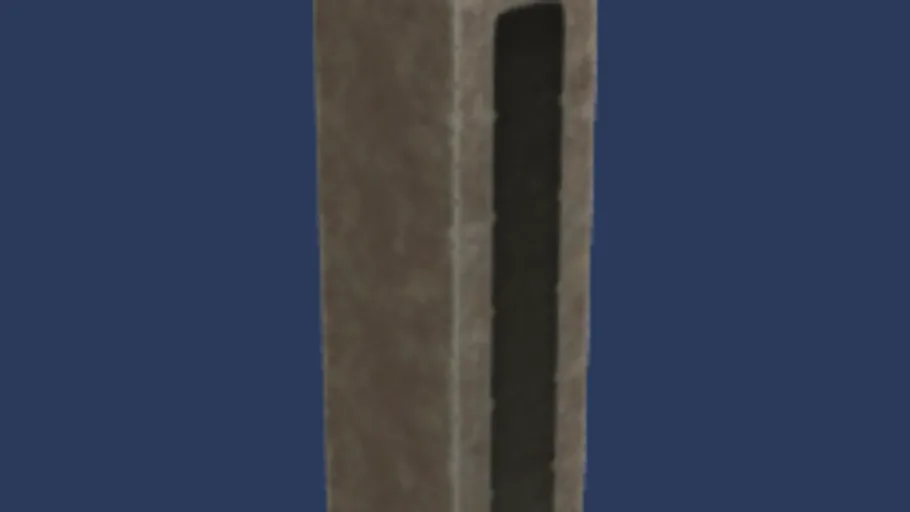 Concrete Barrier Post Alt 2