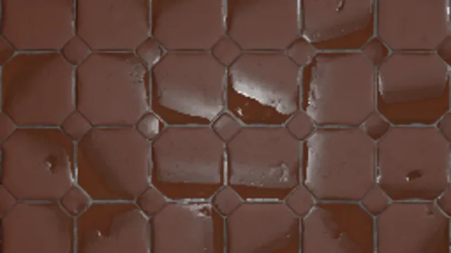 Red Brick Pavement Wet
