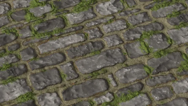 Mossy Stone Pavement