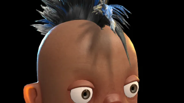 Blue Mohican