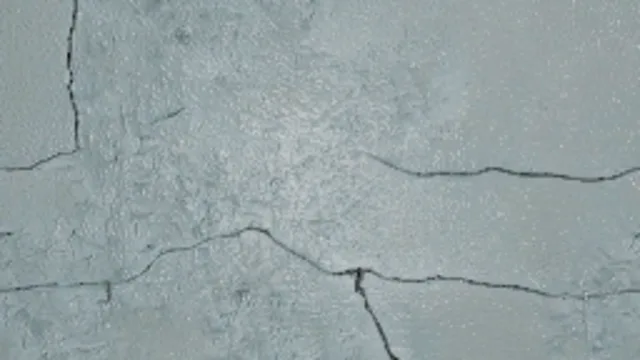 Concrete Wall Cracks Blue