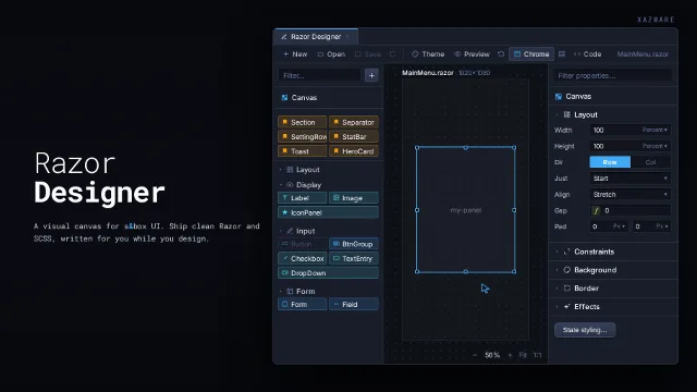 Razor Designer
