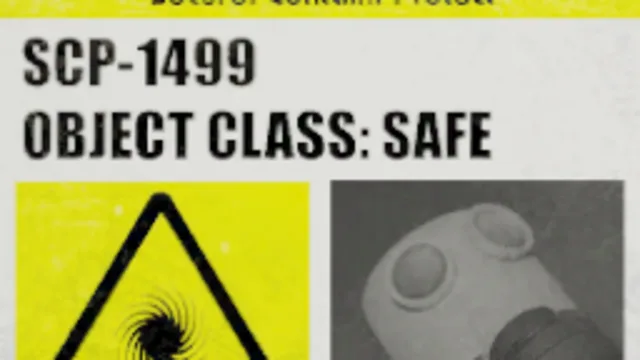 SCP-1499 Label