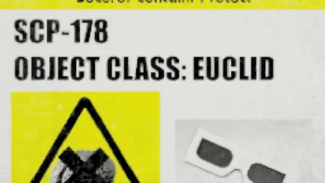 SCP-178 Label
