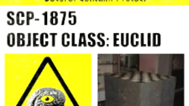 SCP-1875 Label