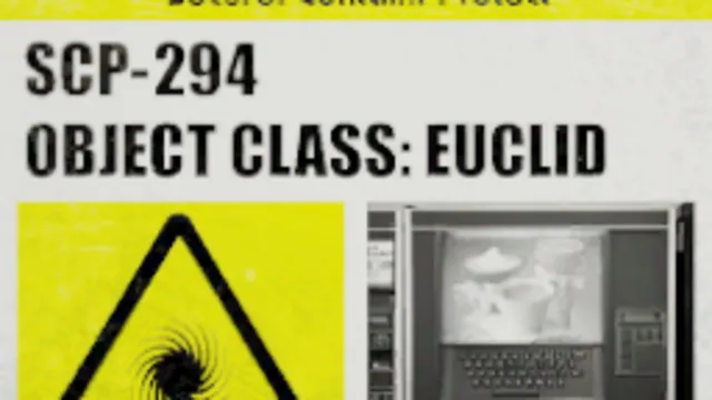 SCP-294 Label