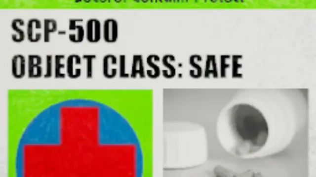 SCP-500 Label
