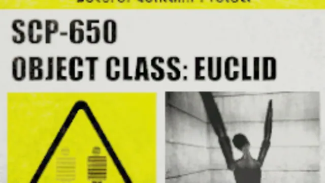 SCP-650 Label