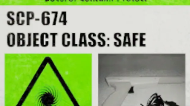 SCP-674 Label