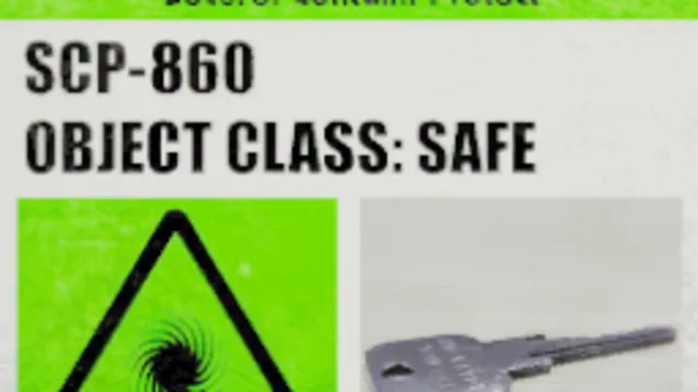 SCP-860 Label