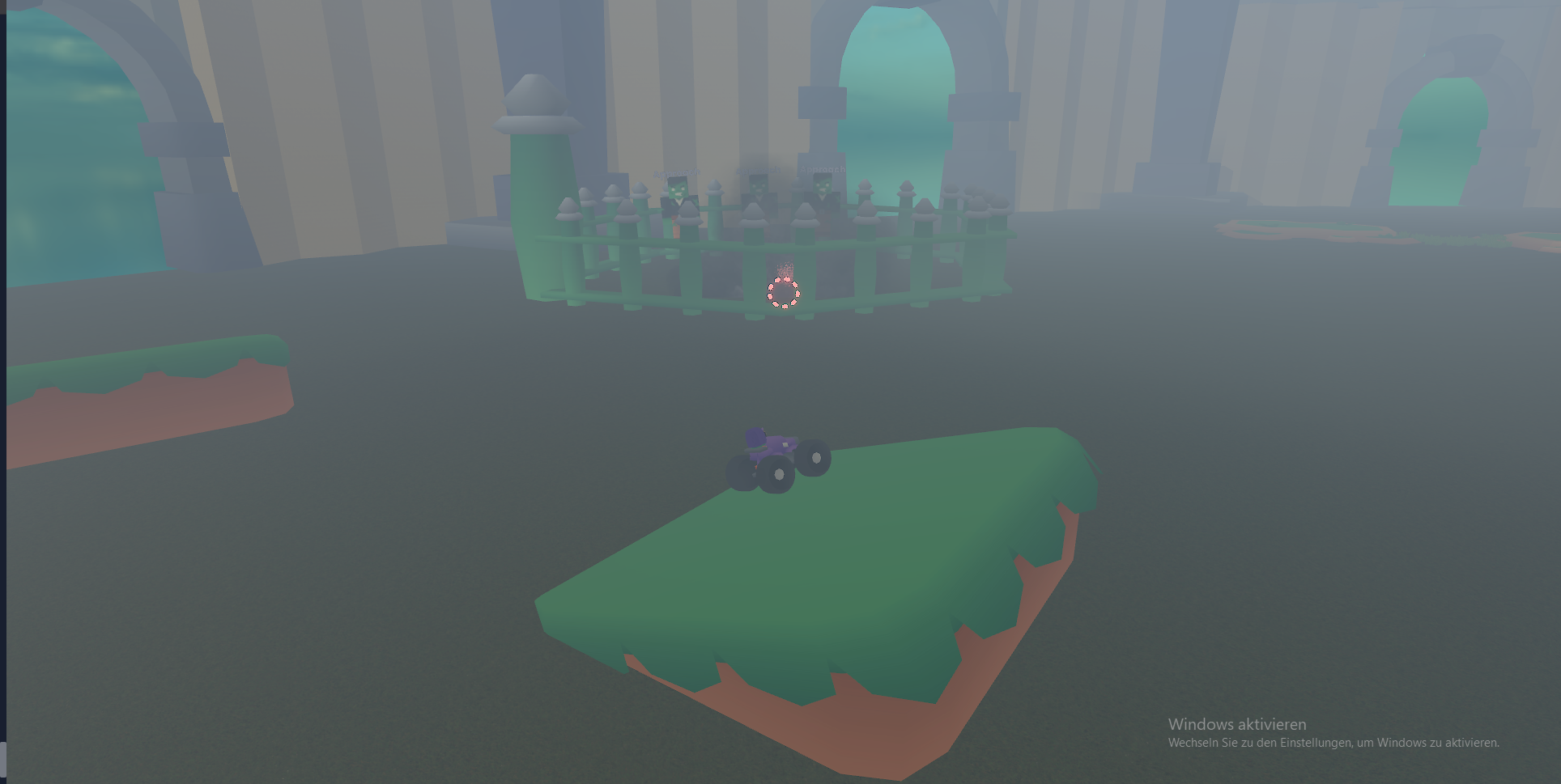 rocket explosion knocking zombies back