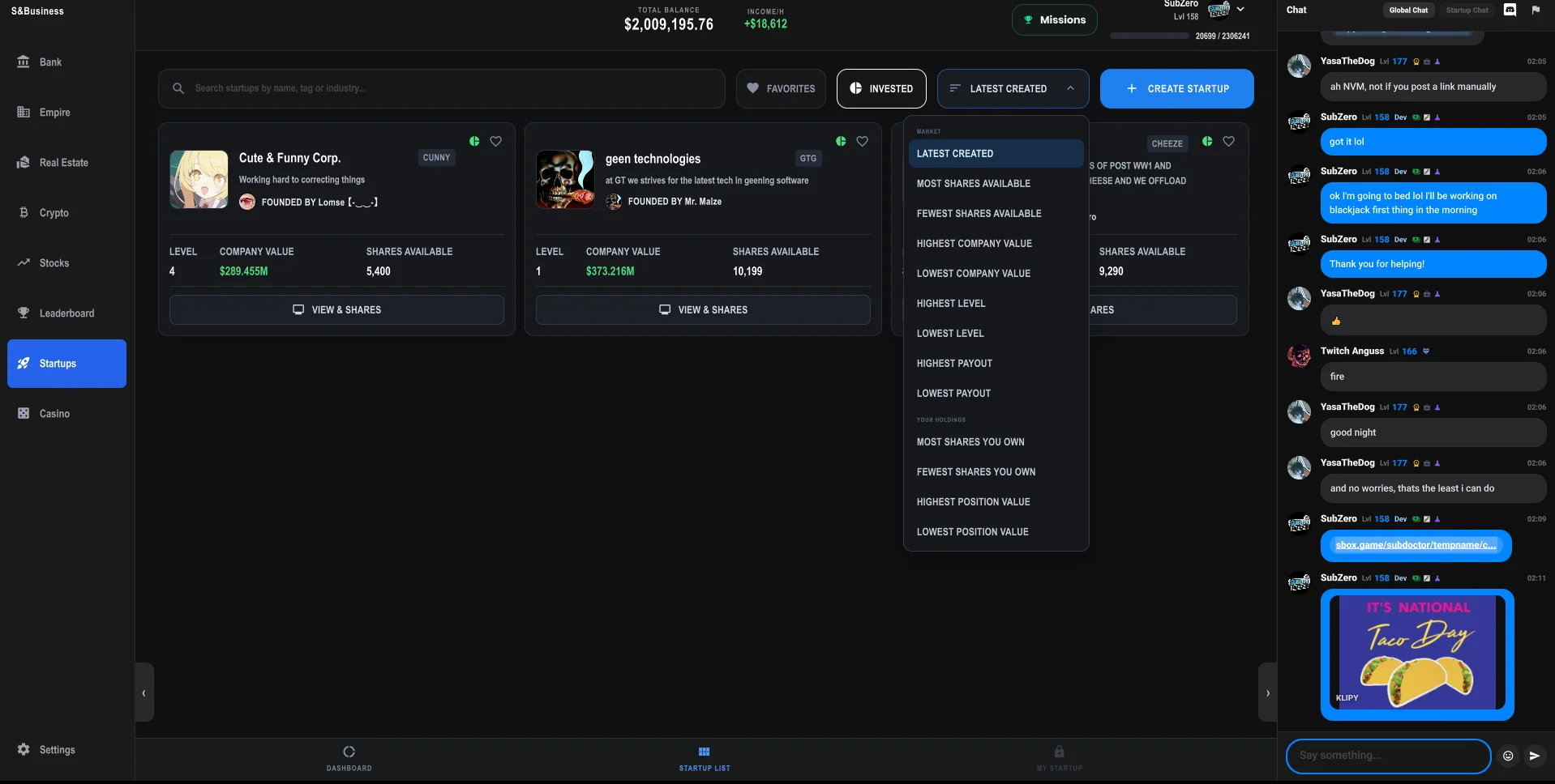 Updates to missions, badges, GIFs, chat, and languages.