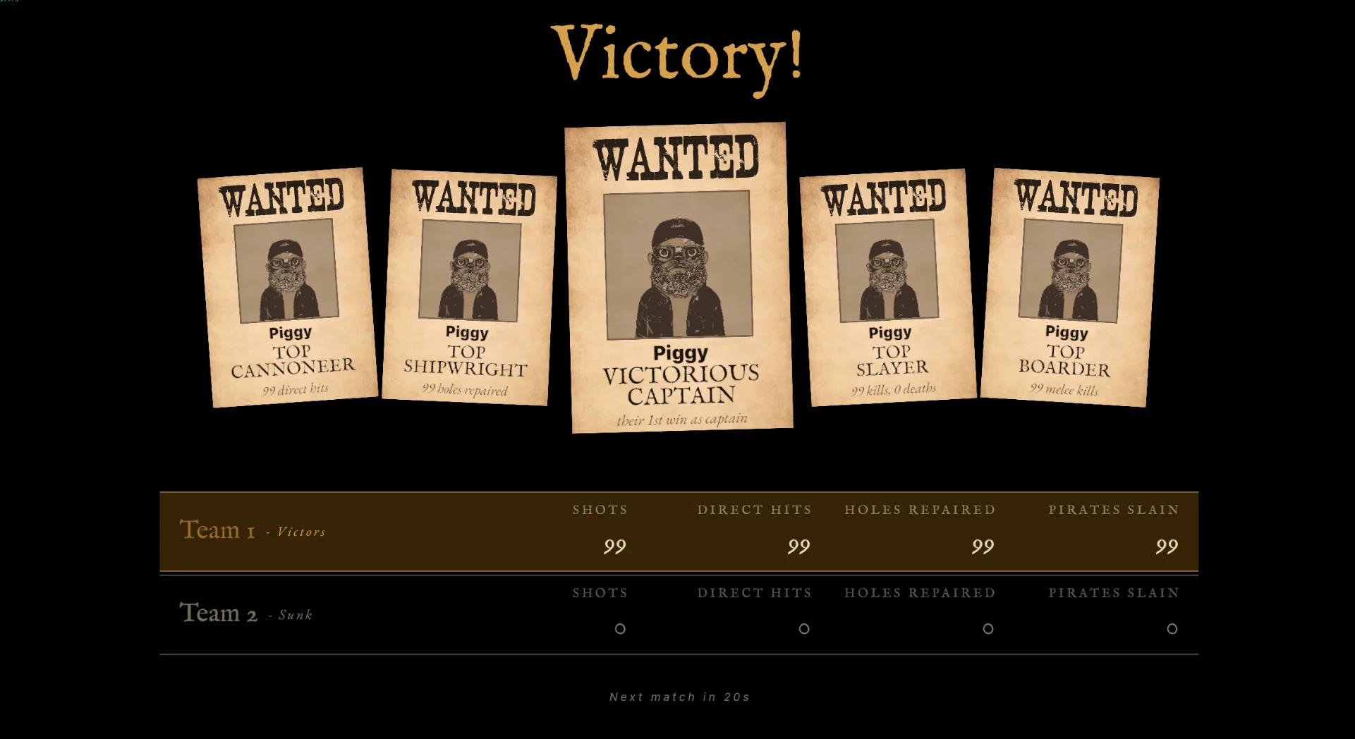 New End of Match Screen!